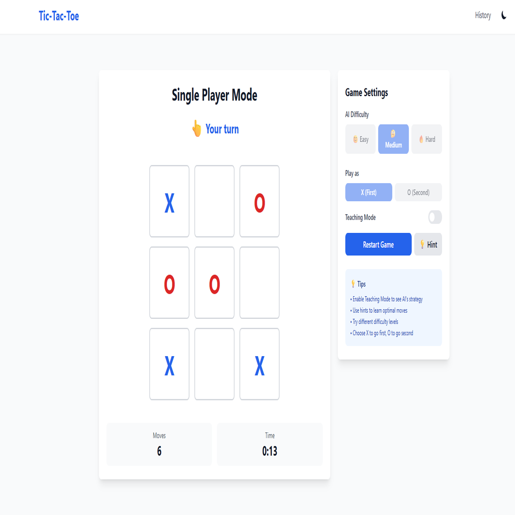Tic-Tac-Toe Multiplayer Game preview